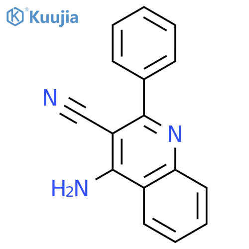 3-Quinolinecarbonitrile, 4-amino-2-phenyl- structure