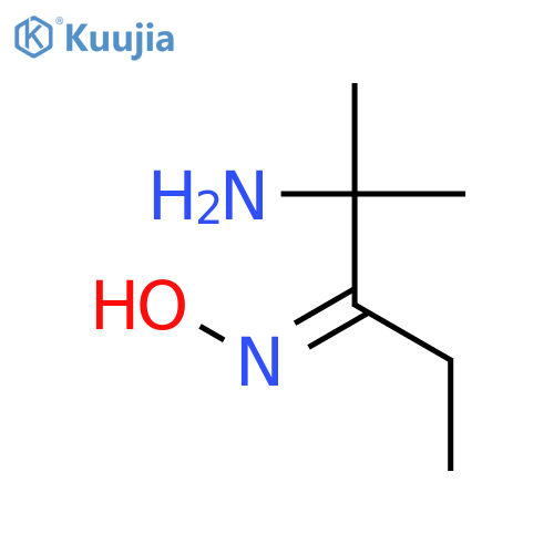 3-Pentanone, 2-amino-2-methyl-, oxime structure