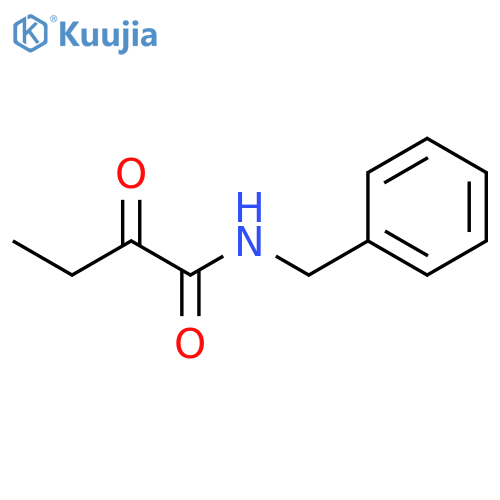 Butanamide, 2-oxo-N-(phenylmethyl)- structure