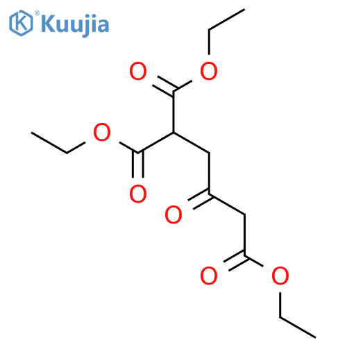 1,1,4-Butanetricarboxylicacid, 3-oxo-, 1,1,4-triethyl ester structure