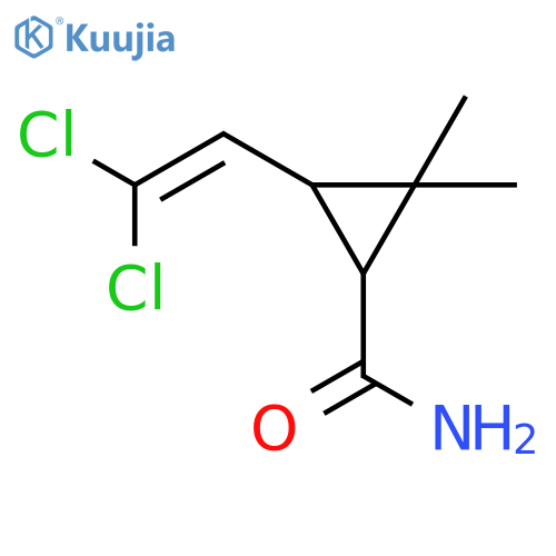 Cyclopropanecarboxamide, 3-(2,2-dichloroethenyl)-2,2-dimethyl- structure