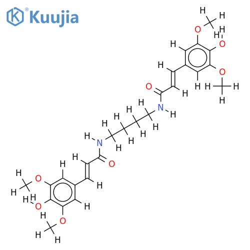 Disinapoylputrescine. structure