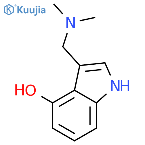 1H-INDOL-4-OL, 3-[(DIMETHYLAMINO)METHYL]- structure