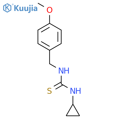 1-Cyclopropyl-3-(4-methoxy-benzyl)-thiourea structure
