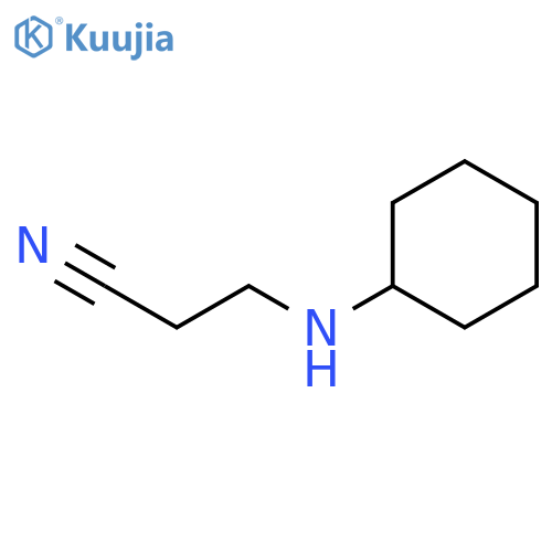 3-(Cyclohexylamino)propionitrile structure
