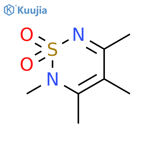 2H-1,2,6-Thiadiazine, 2,3,4,5-tetramethyl-, 1,1-dioxide structure