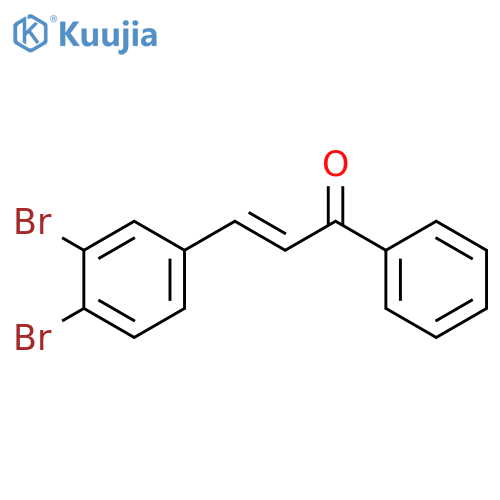 2-PROPEN-1-ONE, 3-(3,4-DIBROMOPHENYL)-1-PHENYL- structure