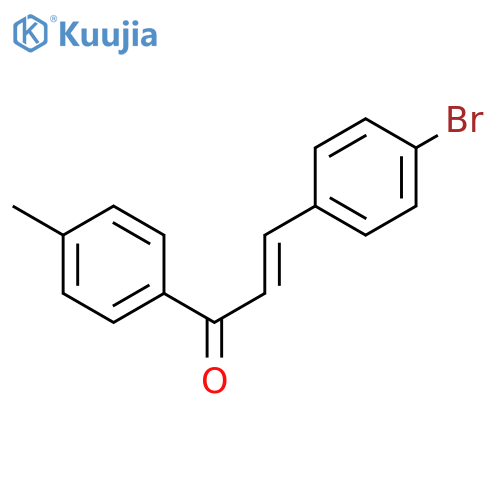 2-Propen-1-one, 3-(4-bromophenyl)-1-(4-methylphenyl)- structure