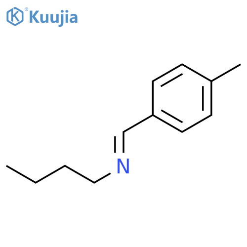 1-Butanamine, N-[(4-methylphenyl)methylene]- structure