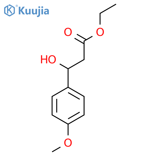 Ethyl 3-hydroxy-3-(4-methoxyphenyl)propanoate structure