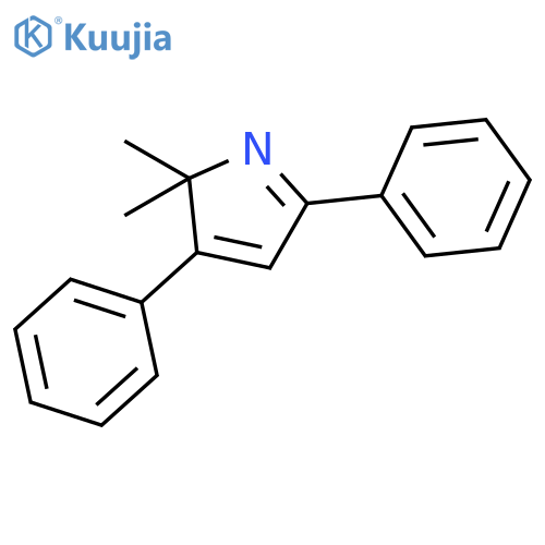 2H-Pyrrole, 2,2-dimethyl-3,5-diphenyl- structure