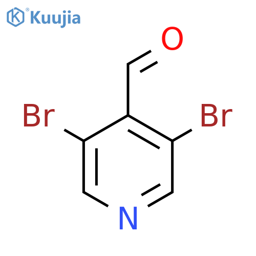 3,5-Dibromopyridine-4-carbaldehyde structure