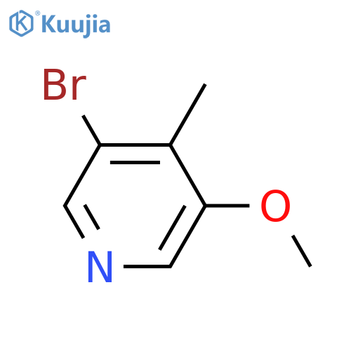 3-Bromo-5-methoxy-4-methylpyridine structure