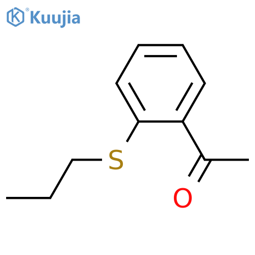 1-(2-propylsulfanylphenyl)ethanone structure