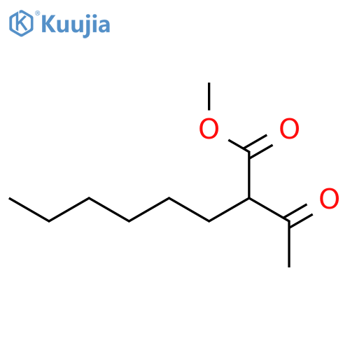 2-Acetyl-octanoic Acid Methyl Ester structure