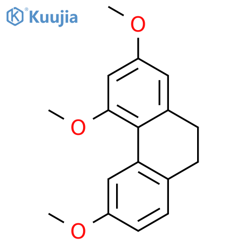 PHENANTHRENE, 9,10-DIHYDRO-2,4,6-TRIMETHOXY- structure