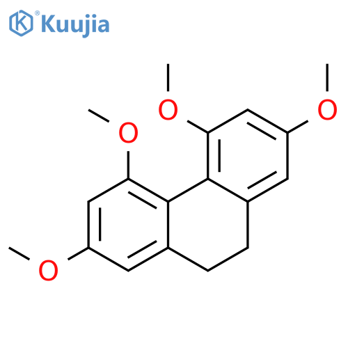 Phenanthrene, 9,10-dihydro-2,4,5,7-tetramethoxy- structure