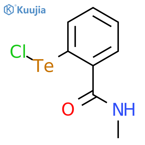 BENZENETELLURENYL CHLORIDE, 2-[(METHYLAMINO)CARBONYL]- structure