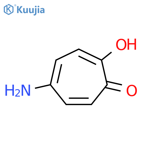 5-amino-2-hydroxycyclohepta-2,4,6-trien-1-one structure