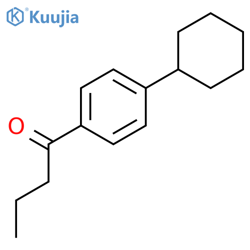 1-(4-Cyclohexylphenyl)butan-1-one structure