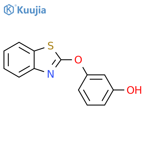 Phenol, 3-(2-benzothiazolyloxy)- structure
