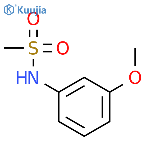 N-(3-methoxyphenyl)methanesulfonamide structure