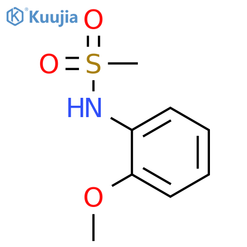 N-(2-Methoxy-phenyl)-methanesulfonamide structure
