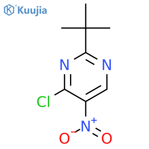 2-tert-butyl-4-chloro-5-nitro-pyrimidine structure