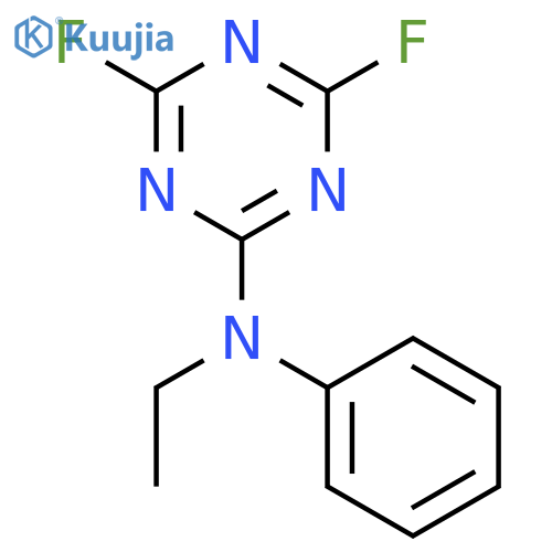 1,3,5-Triazin-2-amine, N-ethyl-4,6-difluoro-N-phenyl- structure