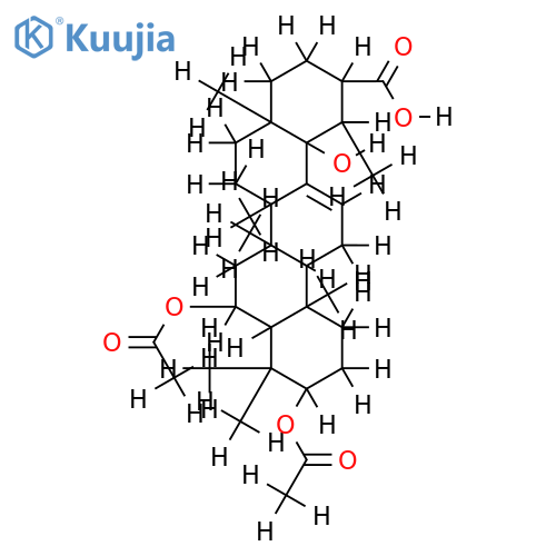 Diacetyl-uncaric-saeure structure