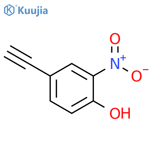 4-ethynyl-2-nitrophenol structure