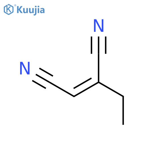 2-BUTENEDINITRILE, 2-ETHYL- structure