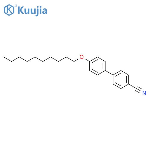 4'-Cyano-4-decyloxybiphenyl structure