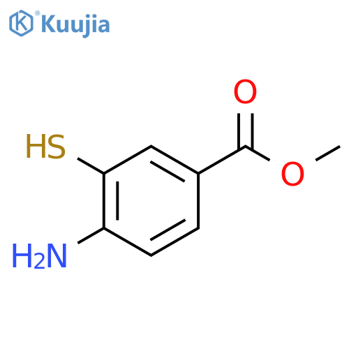 methyl 4-amino-3-sulfanylbenzoate structure