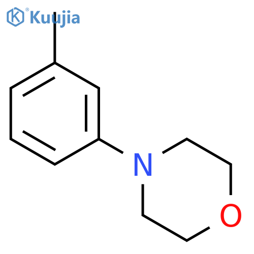 Morpholine,4-(3-methylphenyl)- structure