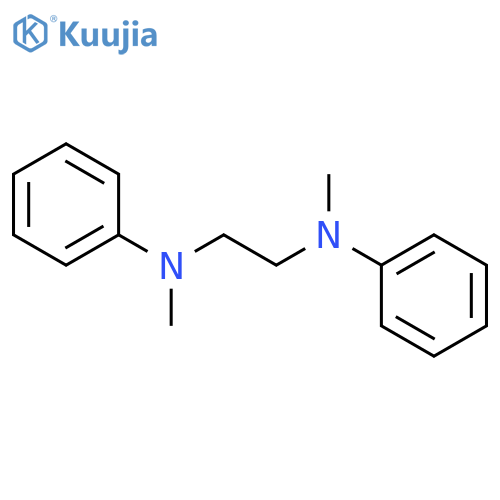 1,2-Ethanediamine, N,N'-dimethyl-N,N'-diphenyl- structure