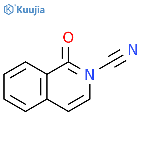 2(1H)-Isoquinolinecarbonitrile,1-oxo-(9CI) structure