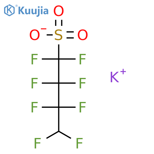 potassium 1,1,2,2,3,3,4,4-octafluorobutane-1-sulphonate structure