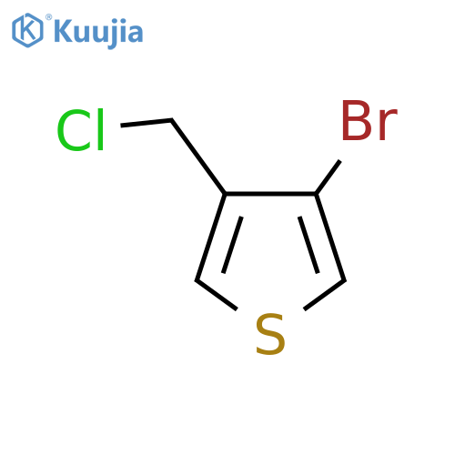 3-Bromo-4-(chloromethyl)thiophene structure