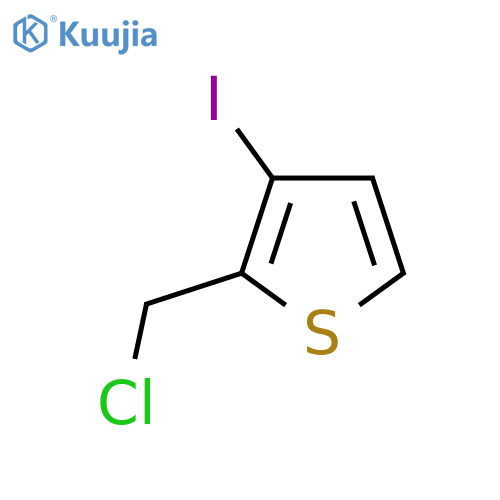 Thiophene, 2-(chloromethyl)-3-iodo- structure