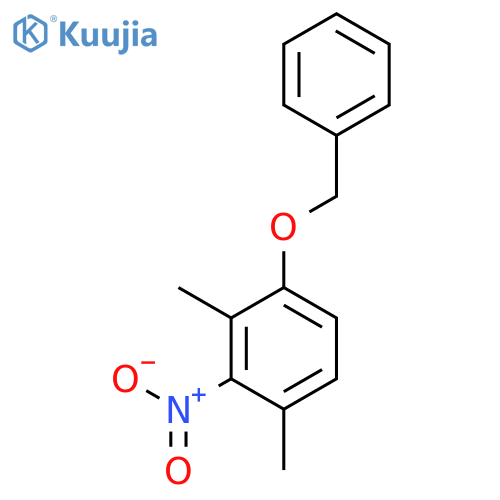 Benzene, 1,3-dimethyl-2-nitro-4-(phenylmethoxy)- structure