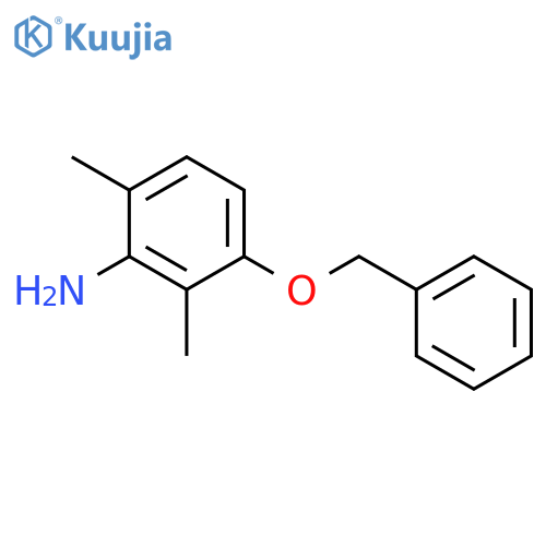 2,6-Dimethyl-3-(phenylmethoxy)-aniline structure