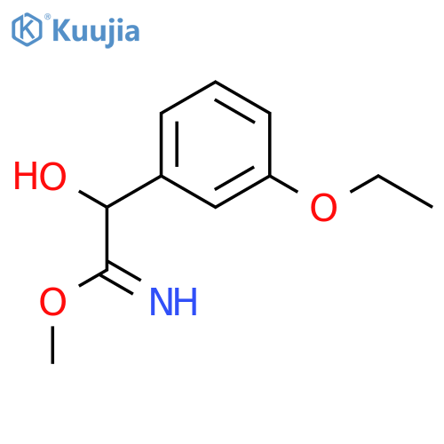 Benzeneethanimidicacid, 3-ethoxy-a-hydroxy-,O-methyl ester structure