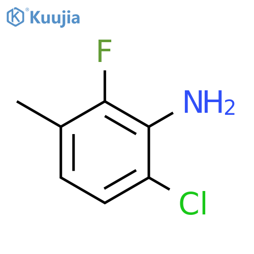 2-chloro-5-methyl-6-fluoroaniline structure