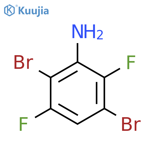 2,5-Dibromo-3,6-difluoroaniline structure