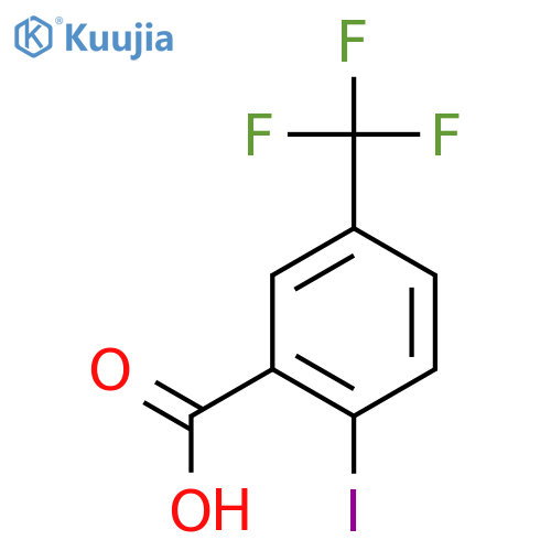 2-Iodo-5-(trifluoromethyl)benzoic acid structure
