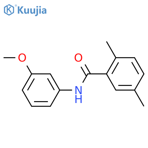 Benzamide,N-(3-methoxyphenyl)-2,5-dimethyl- structure