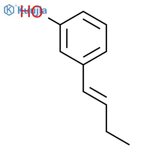 Phenol,3-(1-buten-1-yl)- structure