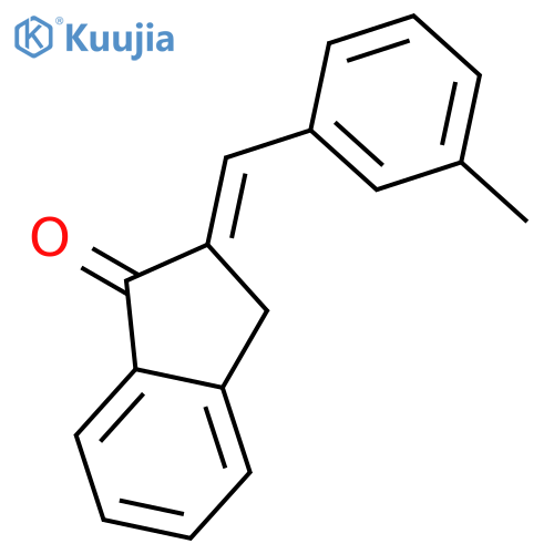 1H-Inden-1-one, 2,3-dihydro-2-[(3-methylphenyl)methylene]- structure