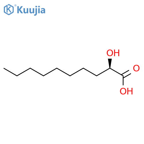 DECANOIC ACID, 2-HYDROXY-, (2R)- structure